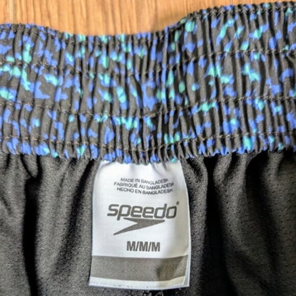 SPEEDO Skort Skirt for Beach, Pool, Walking-M Multi Blue/Black-NEW - Picture 5 of 5
